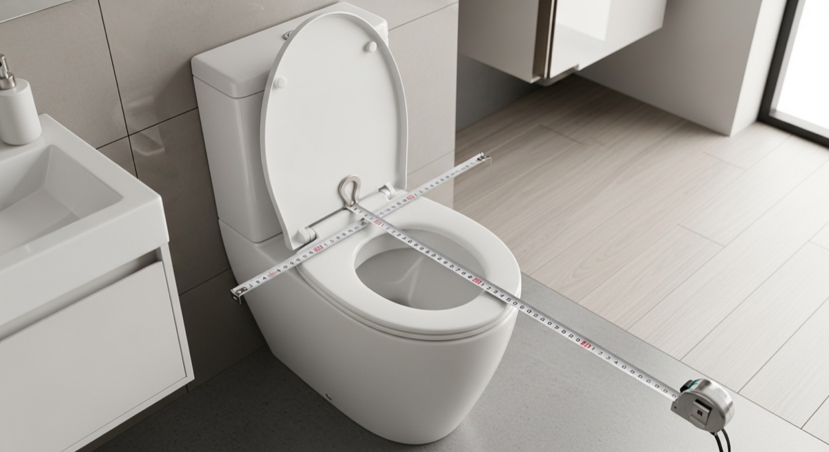 Comment mesurer un abattant WC : Le guide pas-à-pas
