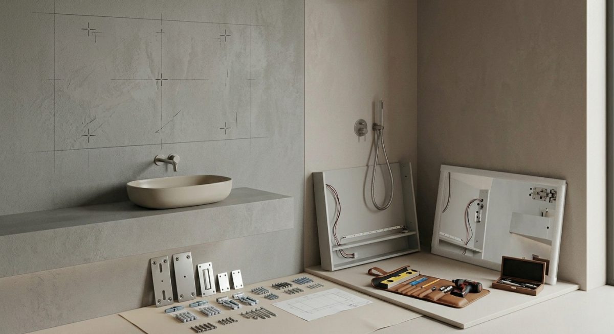 Installer Armoire de toilette: étapes et conseils