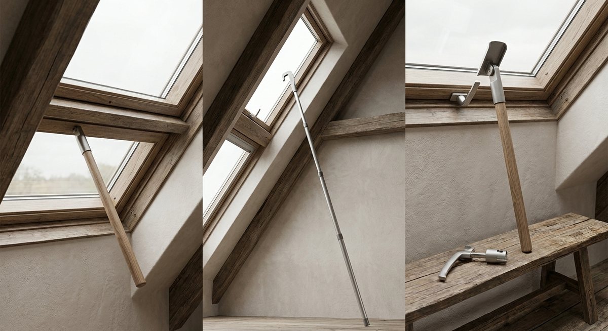 Barre de manoeuvre Velux : quelle longueur choisir