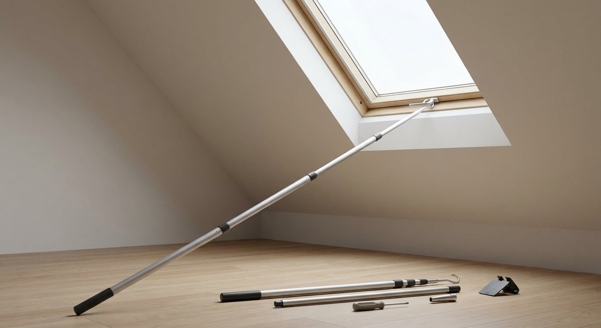 Installer une barre de manoeuvre Velux