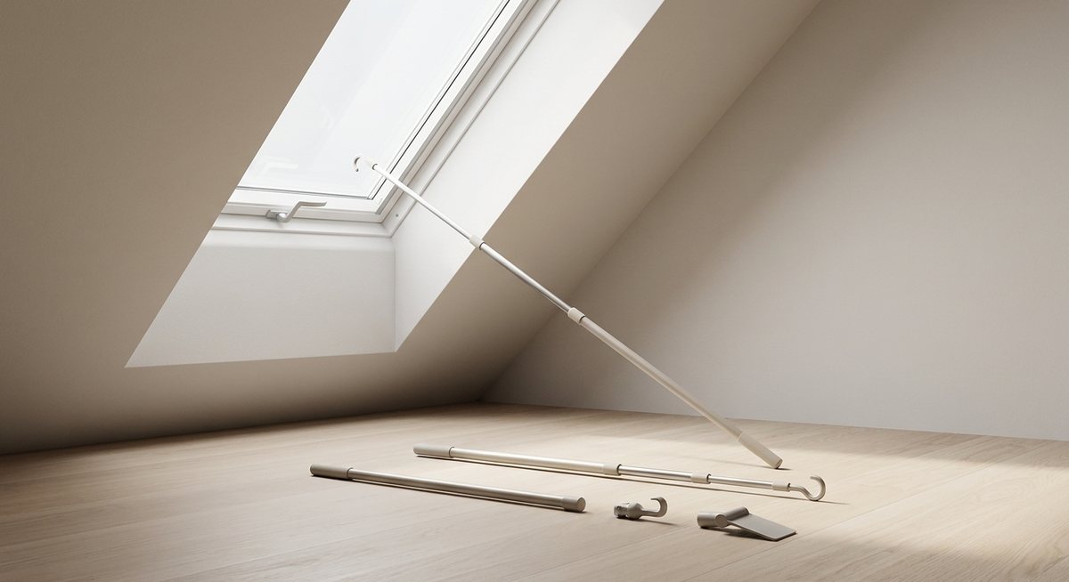 Barre de manoeuvre Velux : simulateur compatible