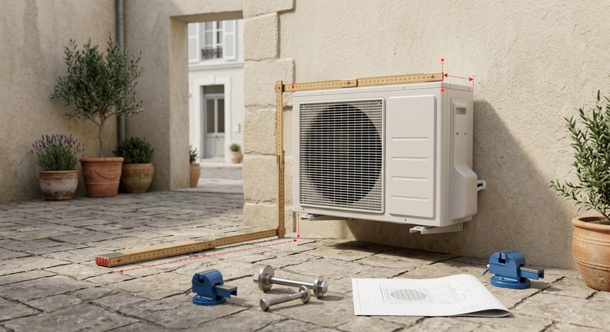 Mesurer Cache climatiseur extérieur: les bons repères