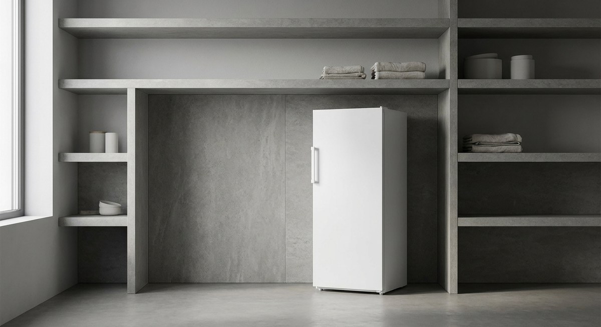 Mesurer l'espace pour installer un congélateur