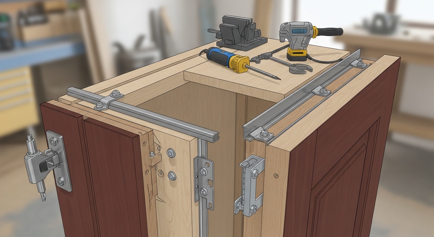 Installer Coulisse de tiroir: étapes et conseils