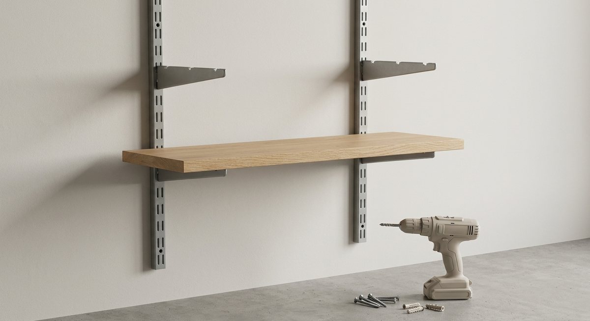 Installer ses étagères à crémaillères : guide de fixation murale