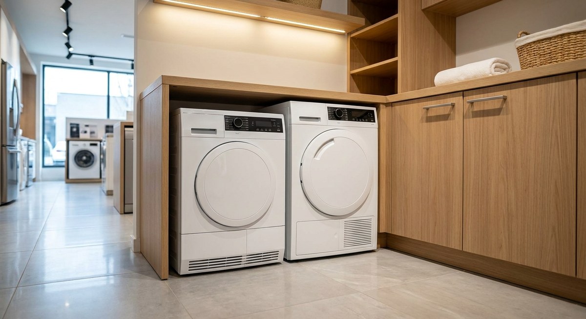 Illustration éditoriale : Dimensions Seche Linge
