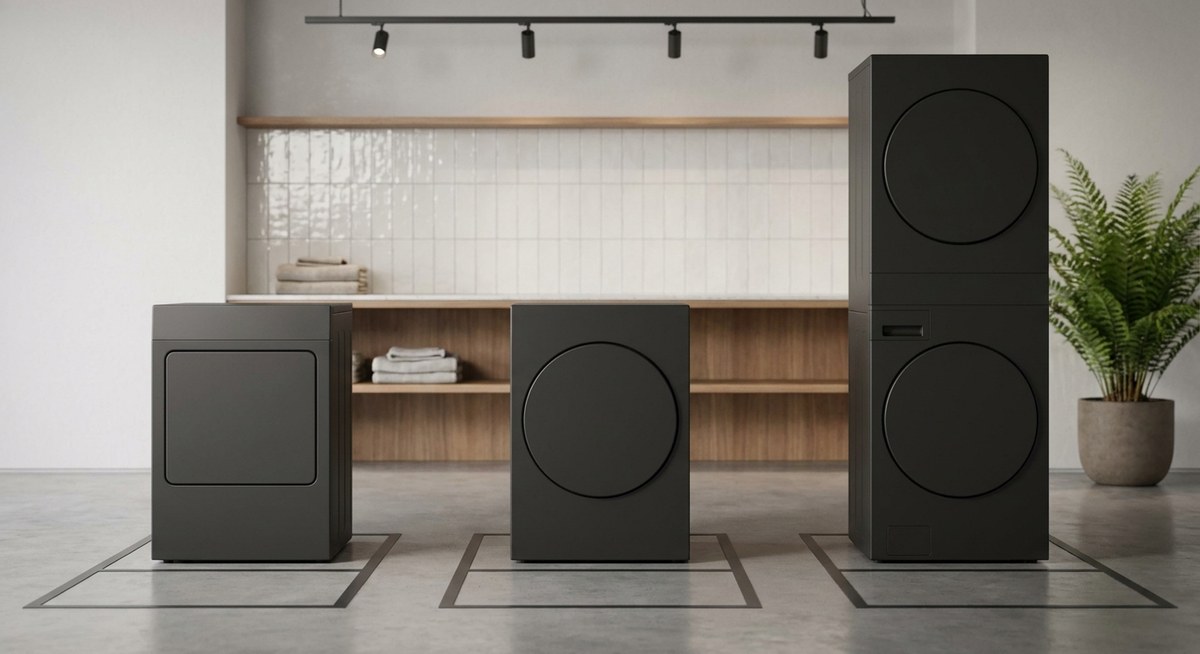 Dimensions sèche-linge : testez votre espace réel