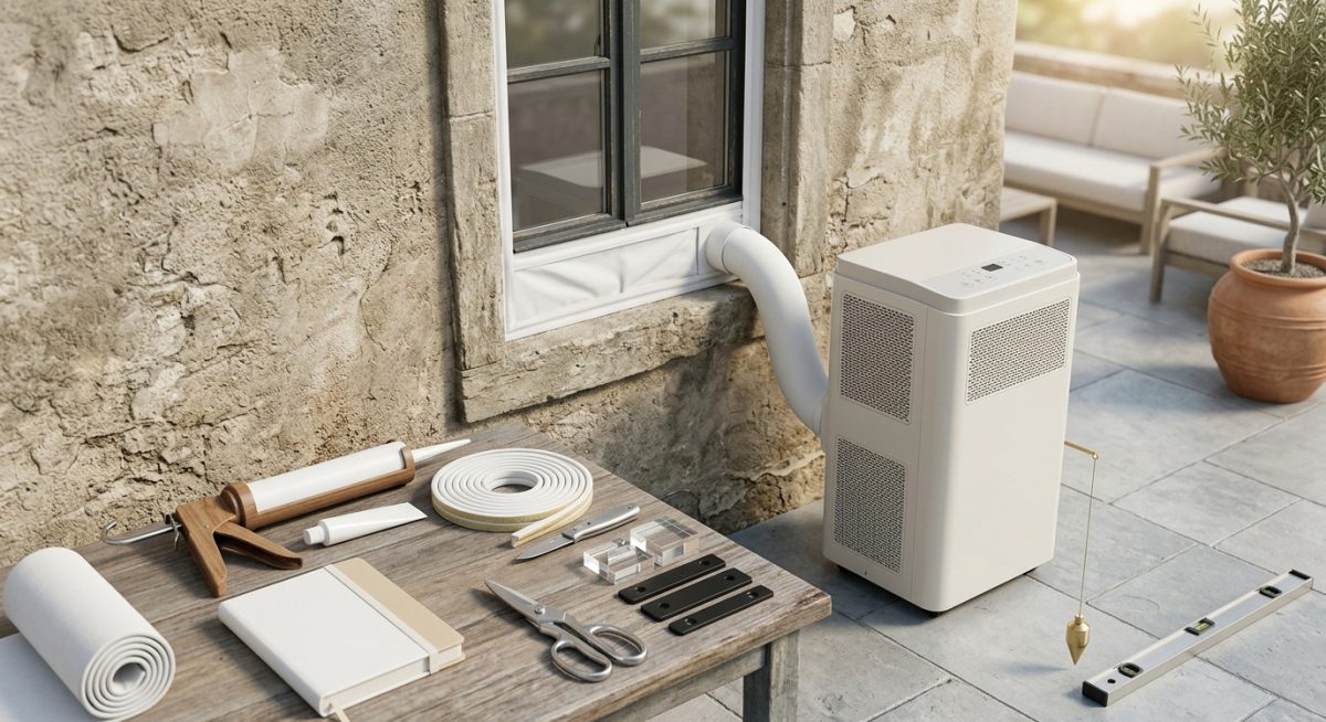 Kit de calfeutrage pour climatiseur mobile avant achat