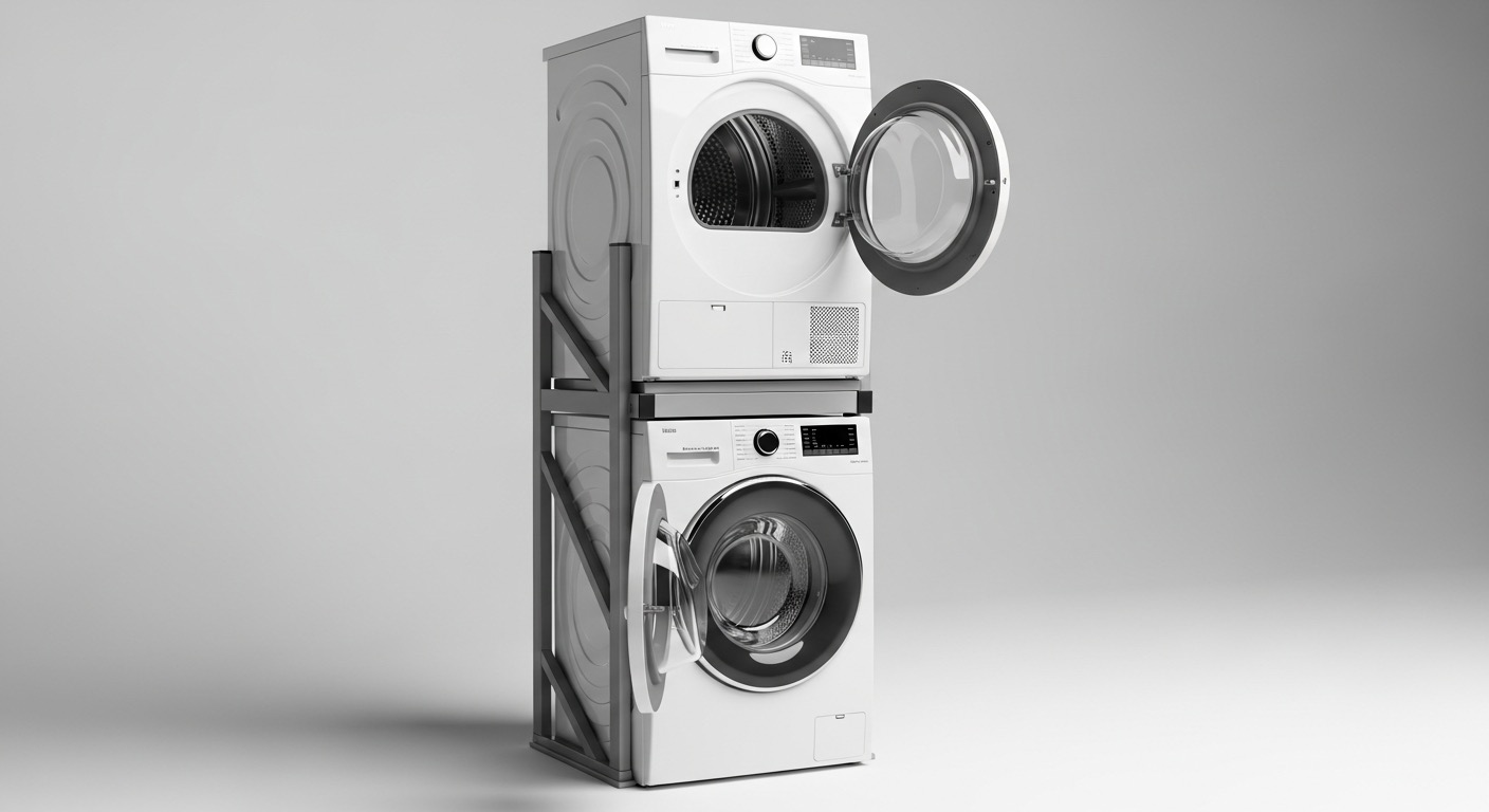 Comment mesurer Kit de superposition lave-linge sèche-linge
