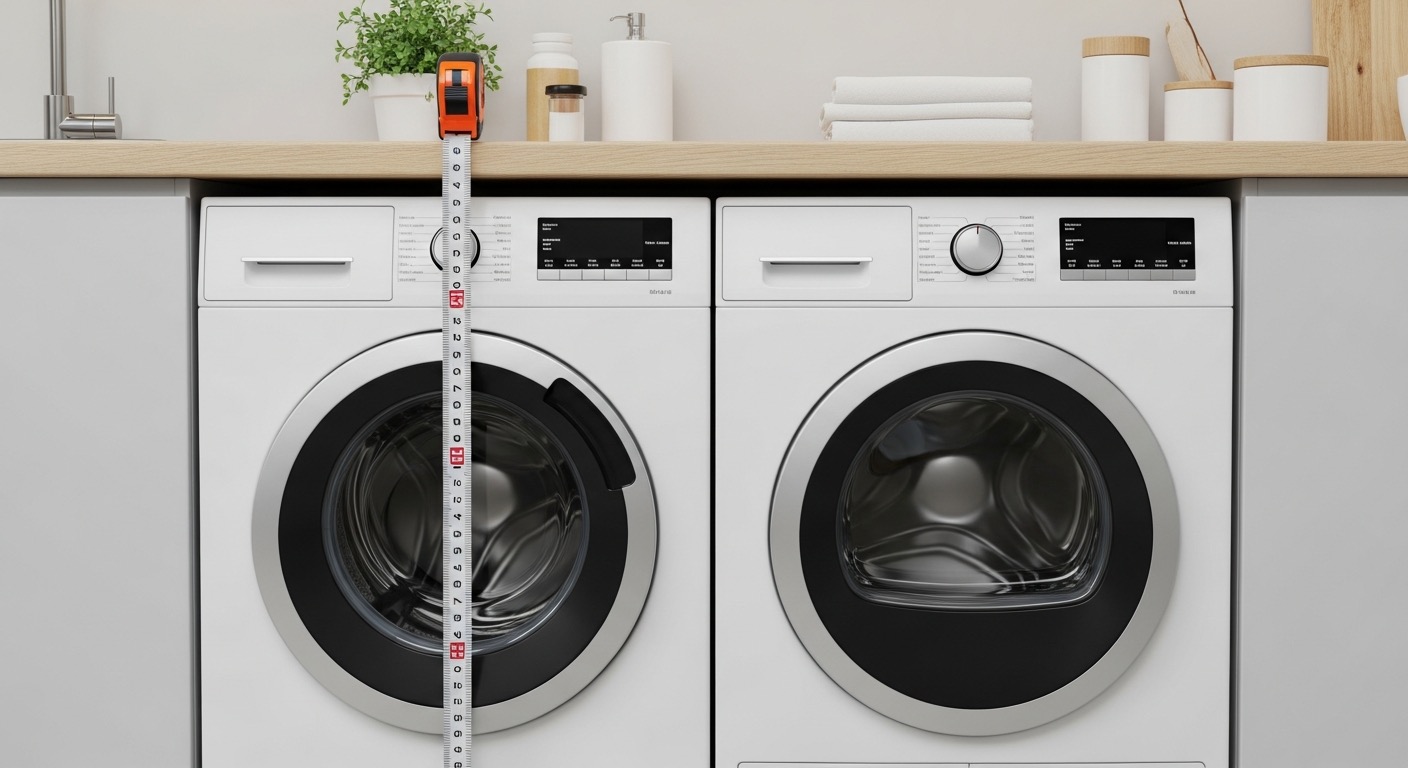 Comment mesurer Kit de superposition lave-linge sèche-linge