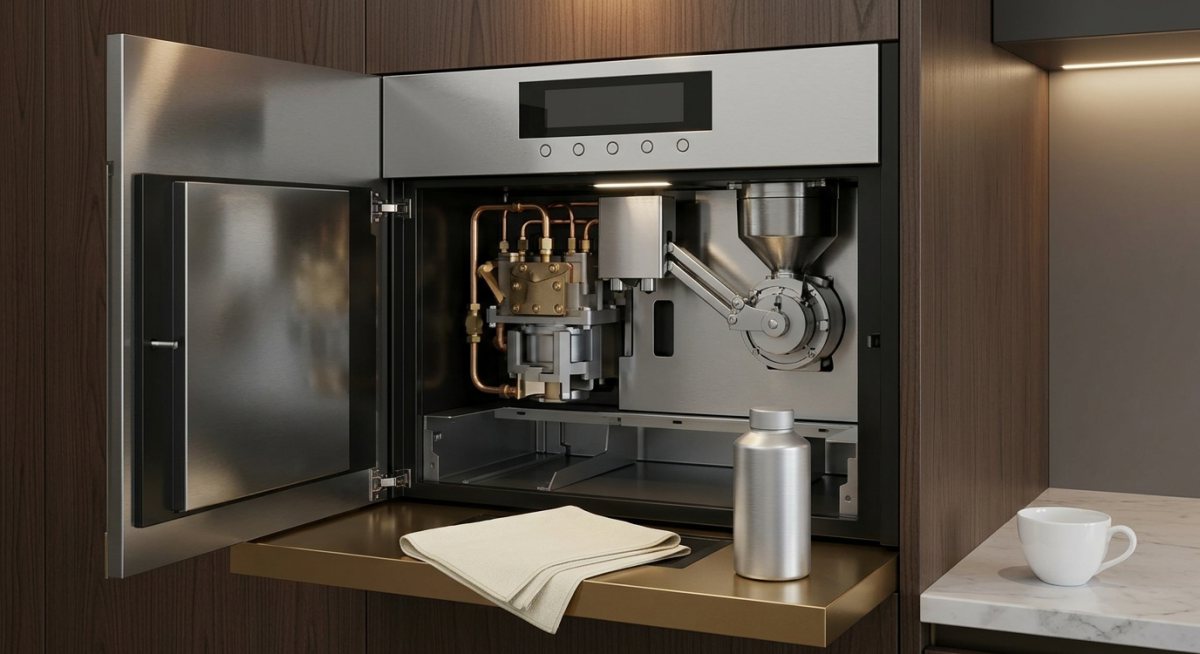 Machine à café encastrable: entretien et bons gestes