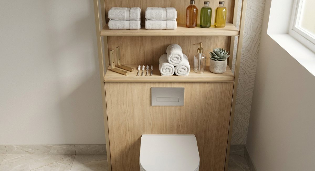 Meuble au-dessus des WC: checklist avant achat