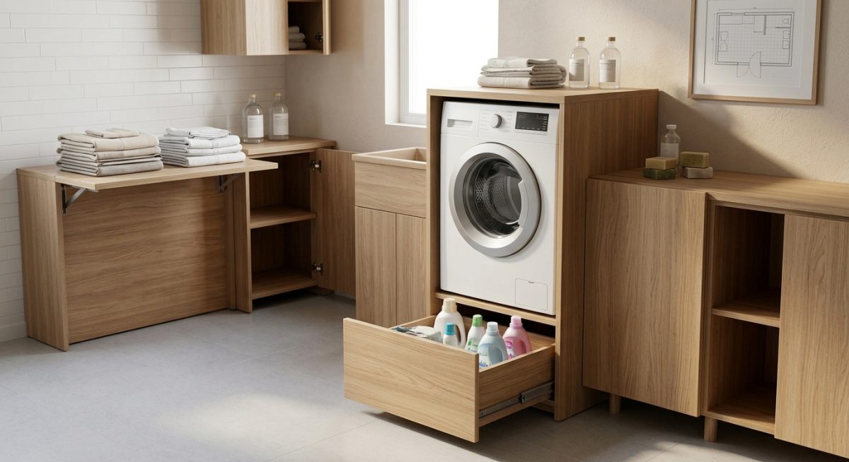 Meuble Machine à Laver : Guide Complet pour une Buanderie Optimisée