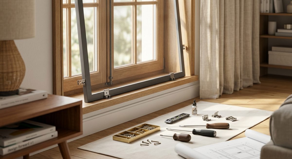 Installer Moustiquaire de fenêtre: étapes et conseils