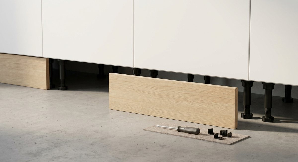 Installer une plinthe cuisine : étapes et erreurs à éviter