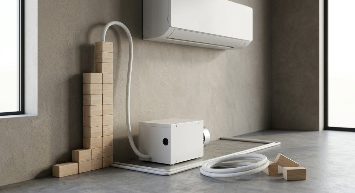 Mesurer Pompe de relevage climatisation: les bons repères