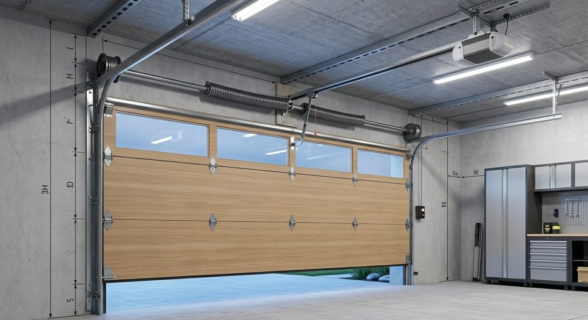 Porte de garage sectionnelle: vérifier la compatibilité