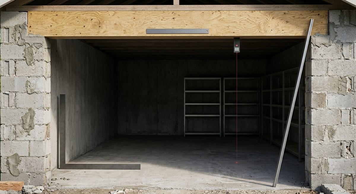 Mesurer Porte de garage sectionnelle: les bons repères