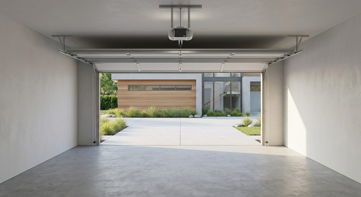 Dimension porte de garage sectionnelle: simulateur