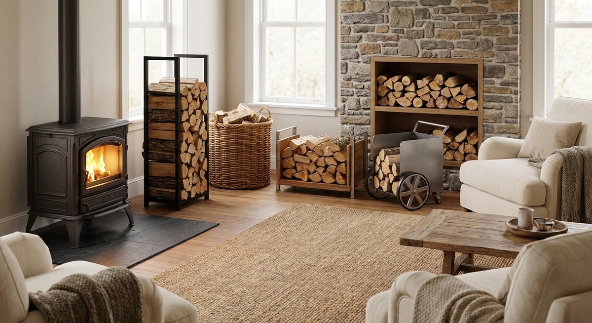 Mesurer Range-bûches intérieur: les bons repères