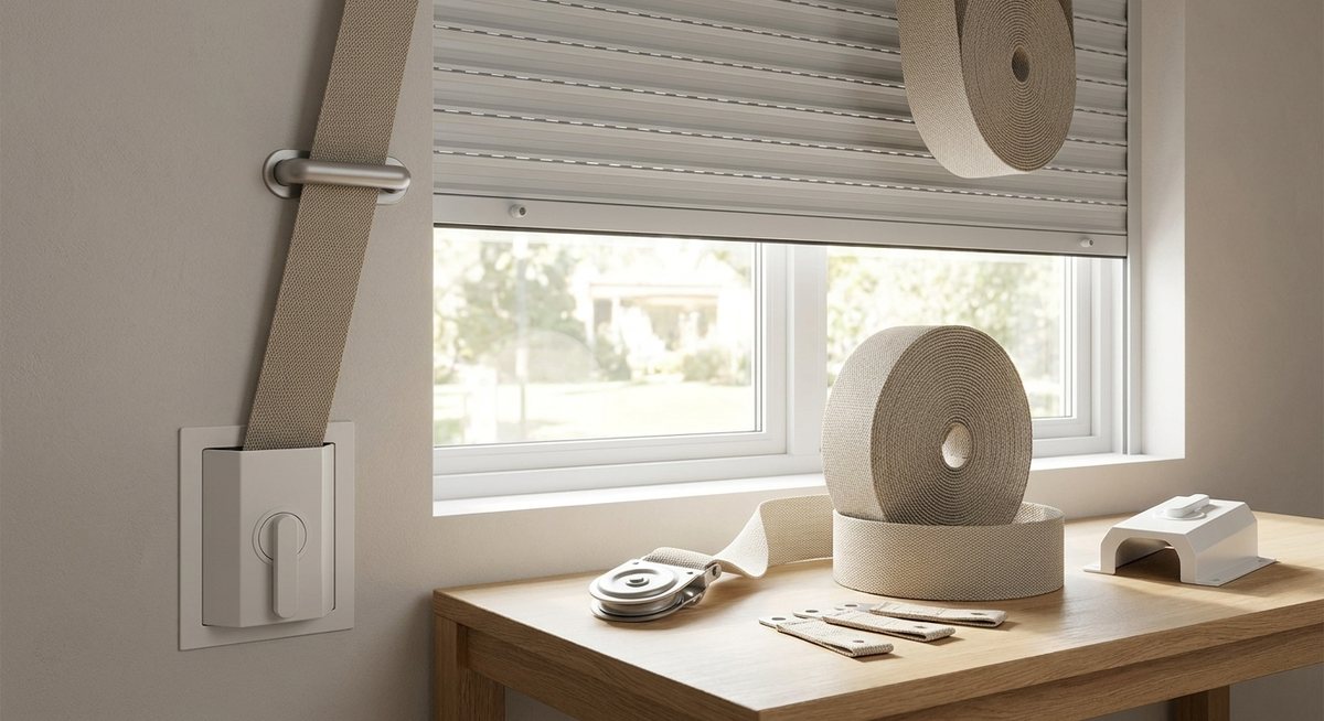 Guides sangle de volet roulant : mesure, choix, compatibilité et installation