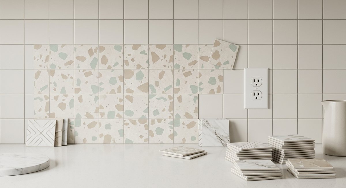 Mesurer Stickers carrelage crédence: les bons repères