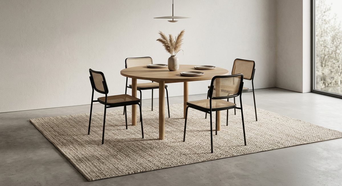 Mesurer un tapis sous table : repères avant achat